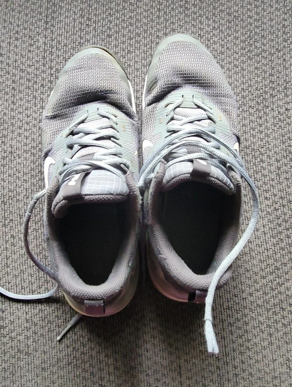 Nike Men's Size 8 Air Max Alpha Trainer 5 Gray Gym Workout Lifting Sneakers